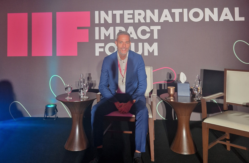 Marco at International Impact Forum